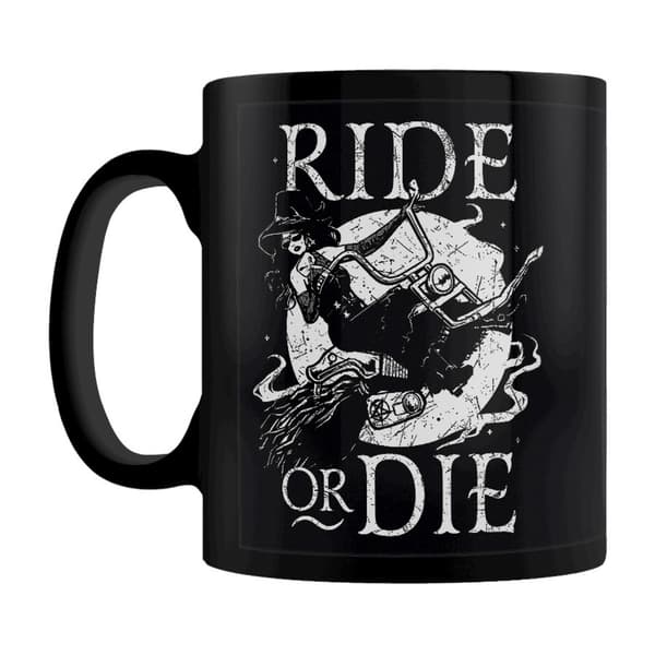 Grindstore Ride Or Die Witch krus Black/White One Size
