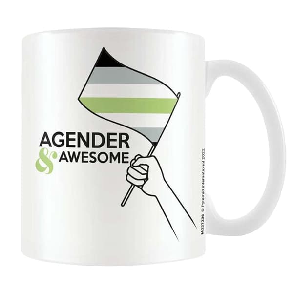 Pyramid International Agender krus White/Black/Green One Size