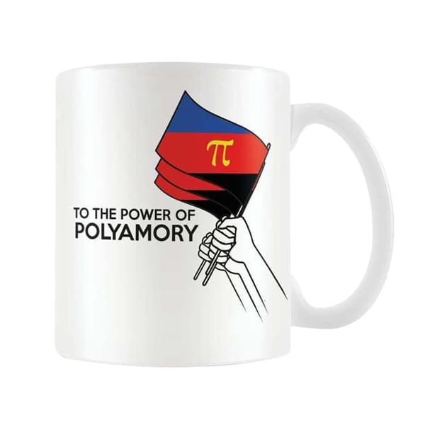 Pyramid International Polyamory krus White/Black/Red One Size