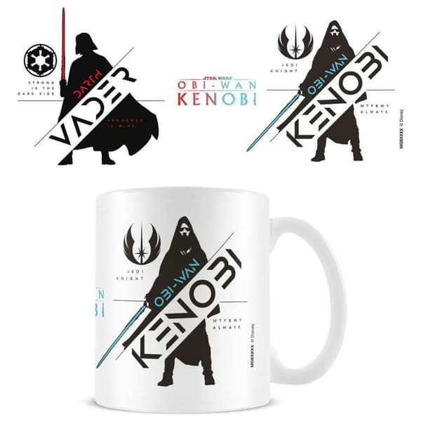Star Wars: Obi-Wan Kenobi Friends Turned Foes Mug White/Black One Size