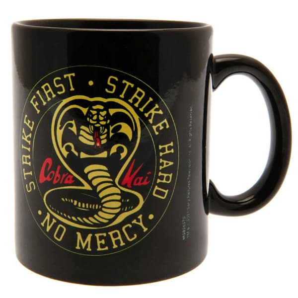 Cobra Kai Strike First No Mercy Mug