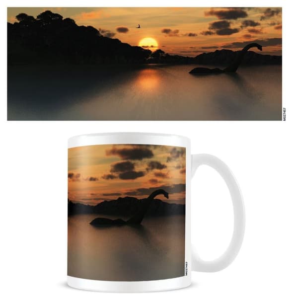 Pyramid International Loch Ness Monster krus Black/White One Size