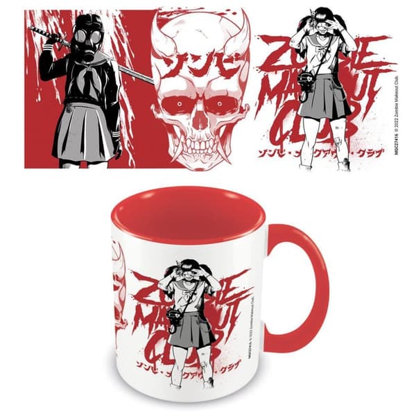 Zombie Makeout Club Krus med dæmonskull Red/White/Black One Size