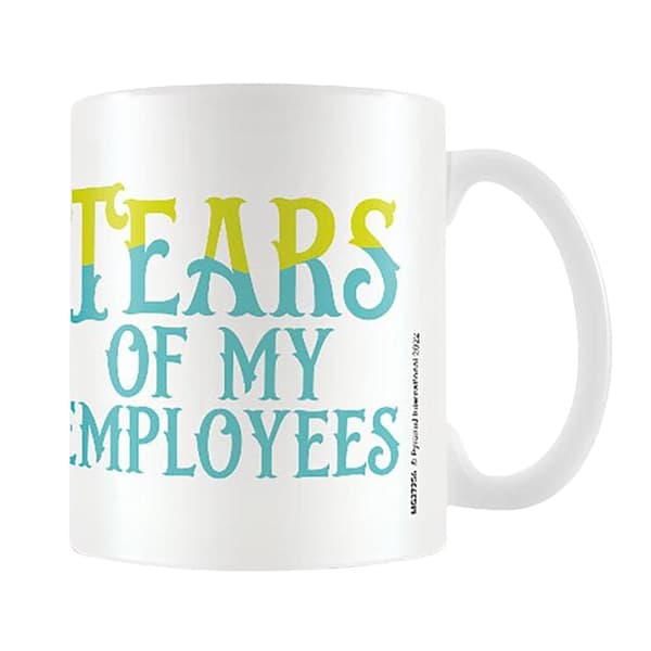 Pyramid International Tears Of My Employees Mug White/Blue/Green One Size