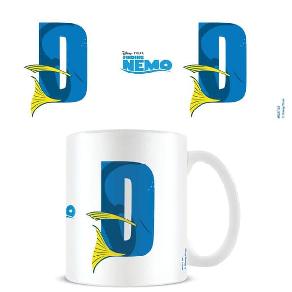 Finding Nemo D Alphabet Mug White/Blue One Size