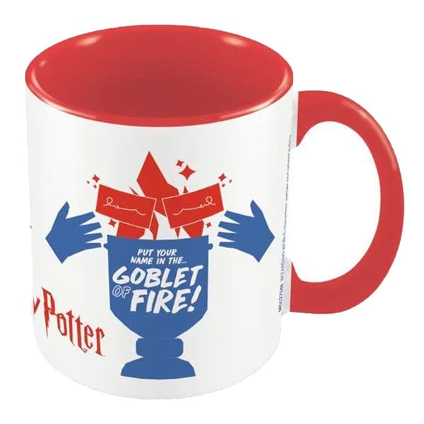Harry Potter Goblet Of Fire Inner Two Tone Mug White/Red/Blue One Size