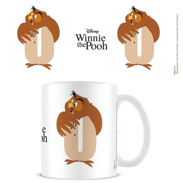 Winnie the Pooh O Alphabet Mug White/Brown/Cream One Size