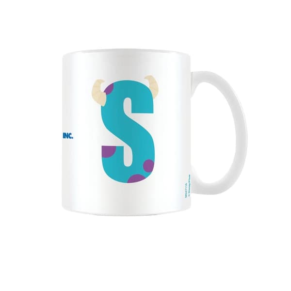 Monsters Inc S-alfabetet Mug White/Blue One Size