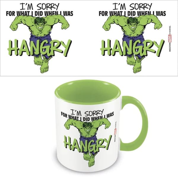 Hulk Hangry Inner Two Tone Mug White/Lime Green One Size
