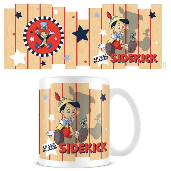 Pinocchio Little Sidekick Jiminy Cricket Mug White/Natural/Red One Size