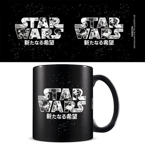 Star Wars Manga Madness Logo Mug Black/Grey One Size