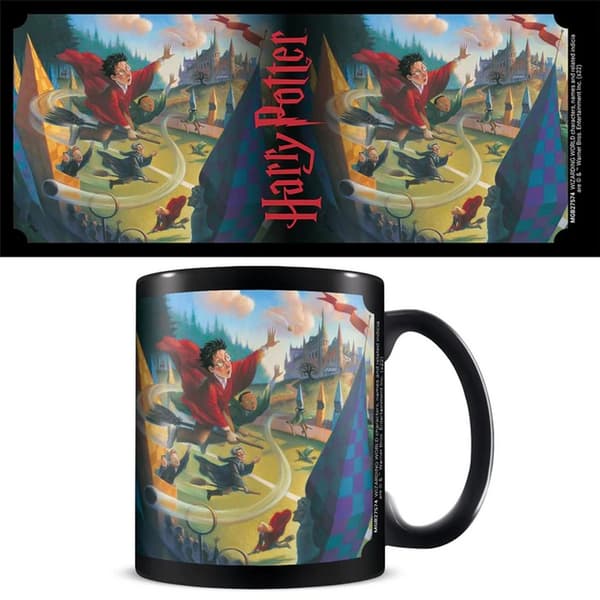Harry Potter Quidditch krus Black/Yellow/Blue One Size