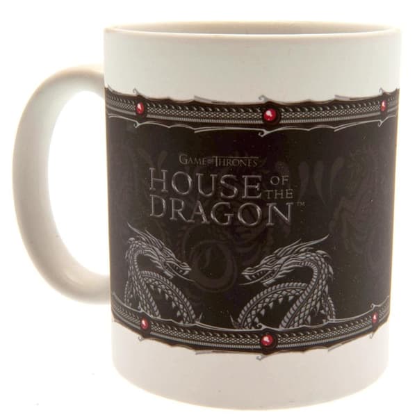 House Of The Dragon Mønstret krus Black/White/Silver One Size