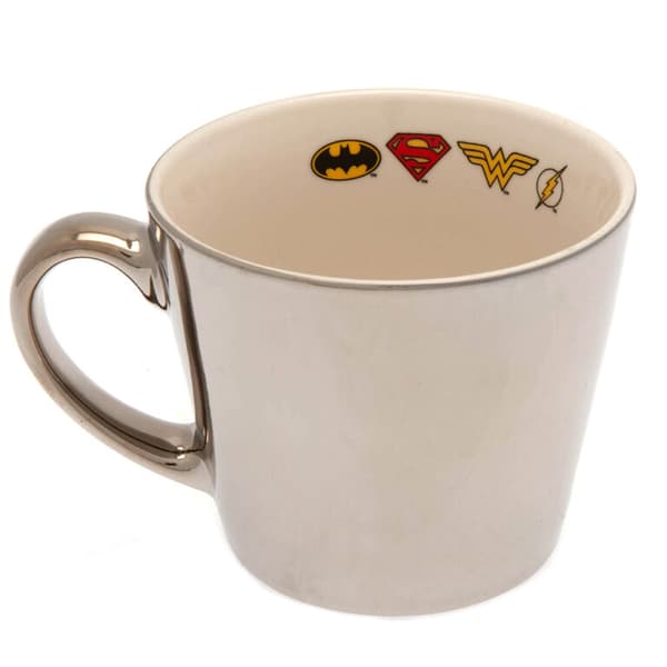 DC Comics Set med mugg och tallrik med logotyp