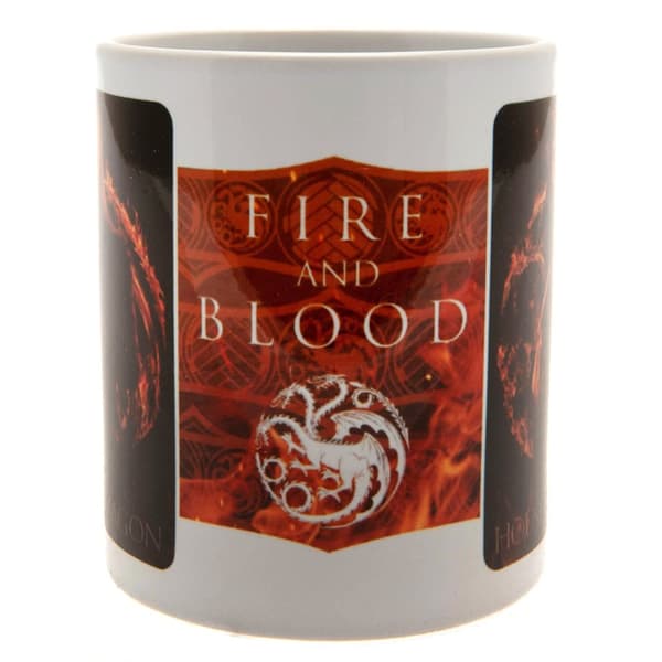 House Of The Dragon Fire And Blood Mug