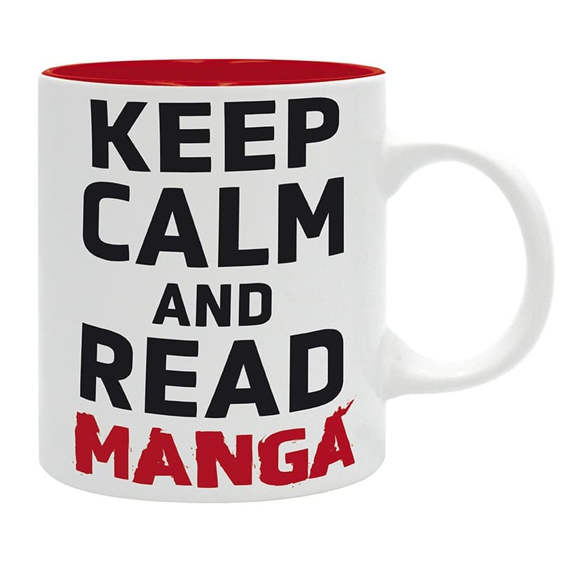 Mugg 320ml, Keep calm and read Manga - Asian Art