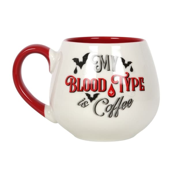 Something Different My Blood Type is Coffee Rounded Mug