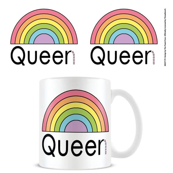 The Peach Fuzz Queer Queen-mugg