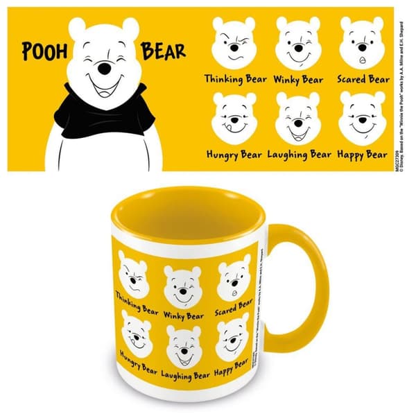 Winnie the Pooh Faces Inner Two Tone Mug