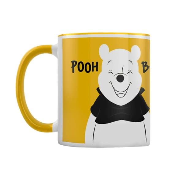 Winnie the Pooh Faces Inner Two Tone Mug Yellow/White One Size