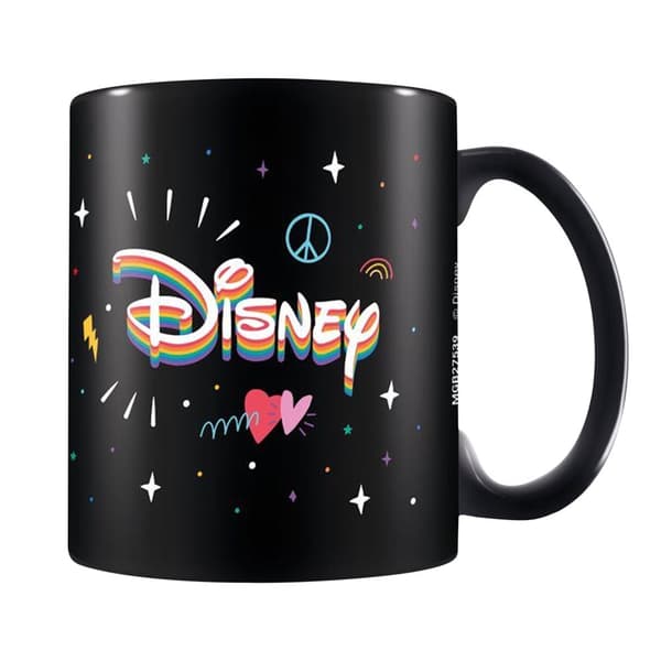 Disney Krus med regnbue-logo Black/White One Size