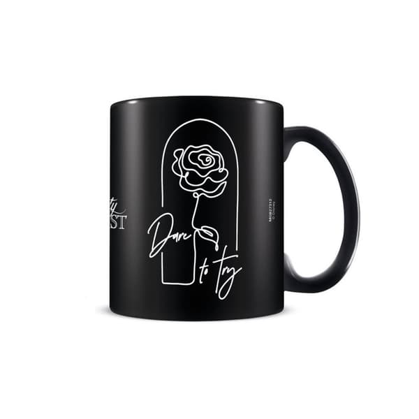 Beauty And The Beast Vov at prøve krus Black/White One Size