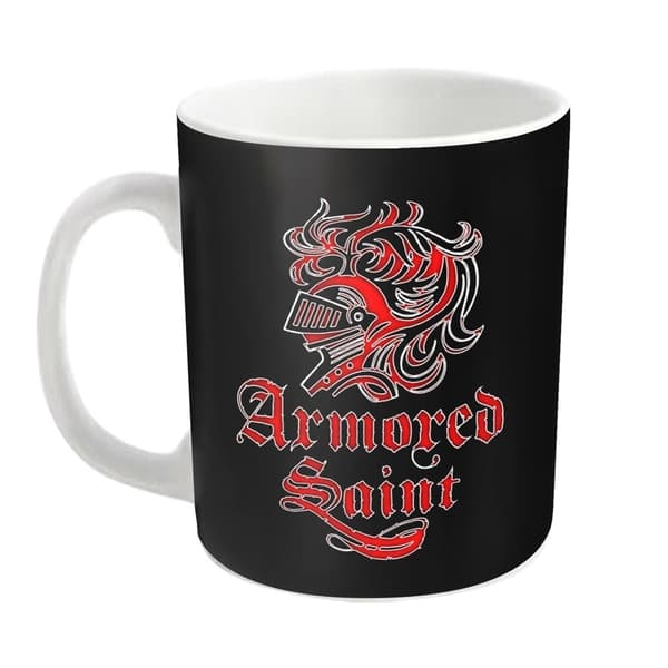 Armored Saint Logo krus Black/White One Size