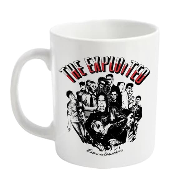 The Exploited Barmy Army Mug White One Size