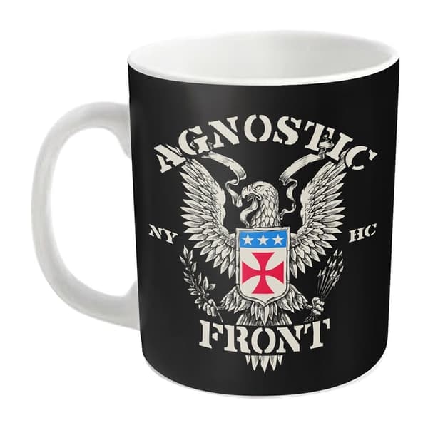 Agnostic Front Ørnekrone krus White One Size