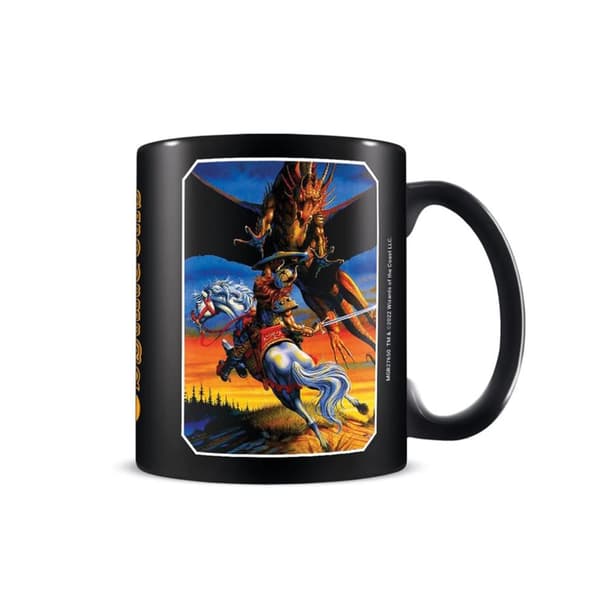 Dungeons & Dragons Drage-dræber krus Black/Blue/Yellow One Size