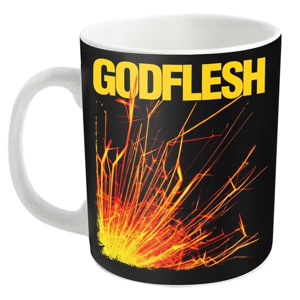Godflesh Hymns Album Mug White/Black/Yellow One Size