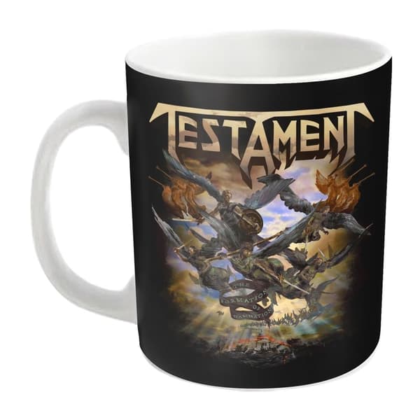 Testament Dannelsen af Damnation Mug White/Black/Yellow One Size