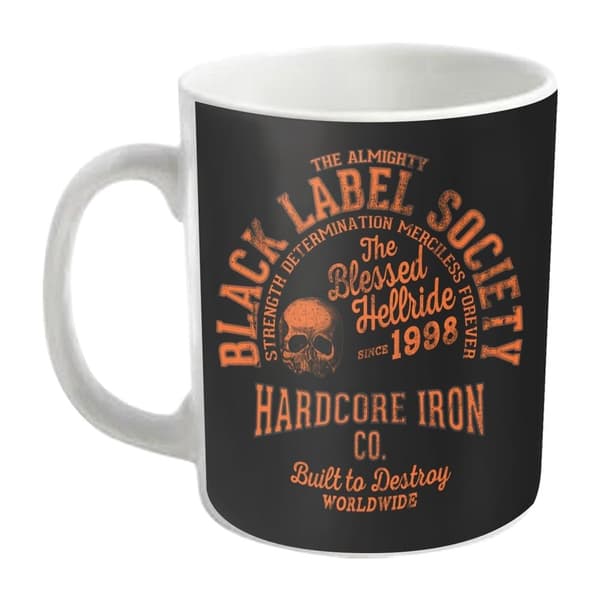 Black Label Society Hardcore Hellride-mugg White/Black One Size