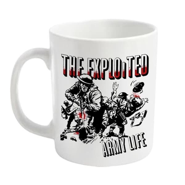 The Exploited Army Life Mug White One Size