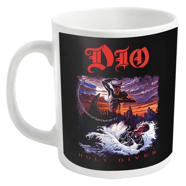 Dio Holy Diver krus White/Black/Red One Size