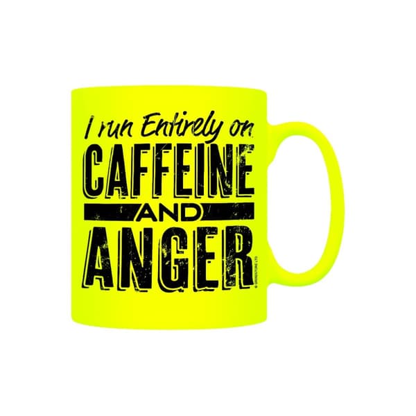 Grindstore Jeg kører udelukkende på koffein og vrede Krus