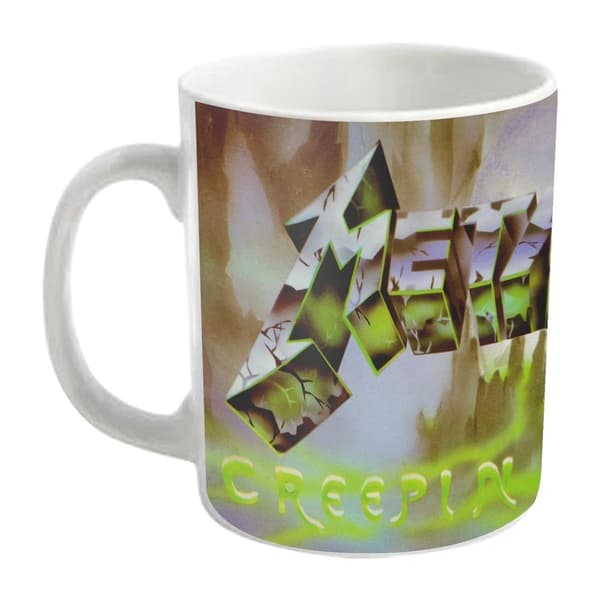Metallica Krus med krybende død White/Brown/Green One Size