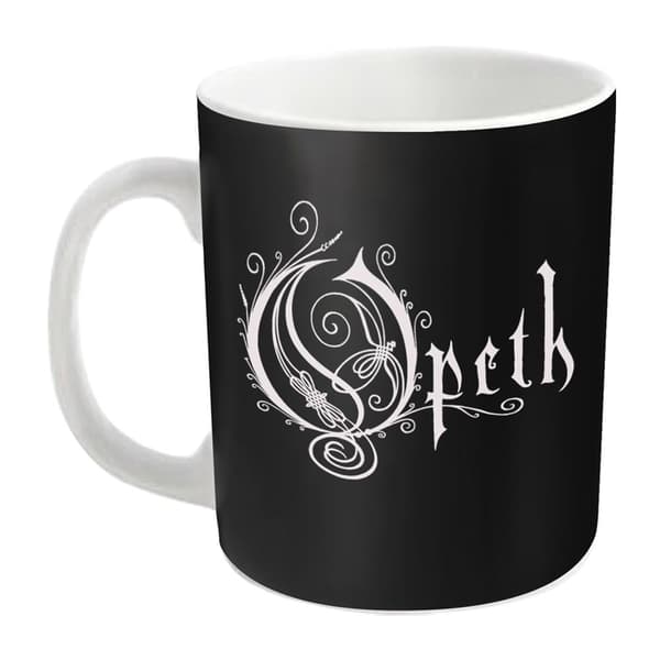 Opeth Logo krus Black/White One Size