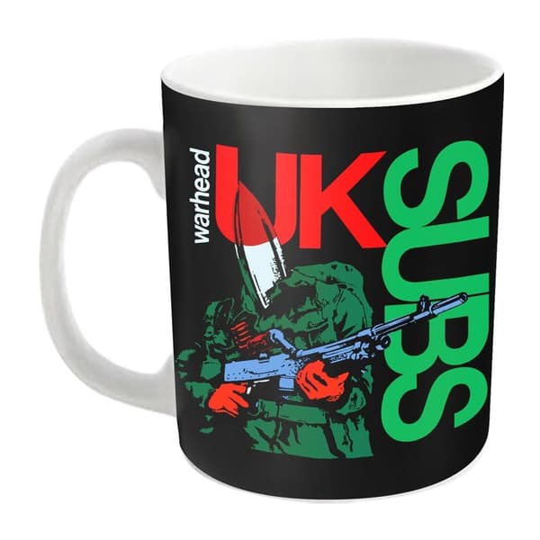 UK Subs Warhead krus White/Black/Green One Size