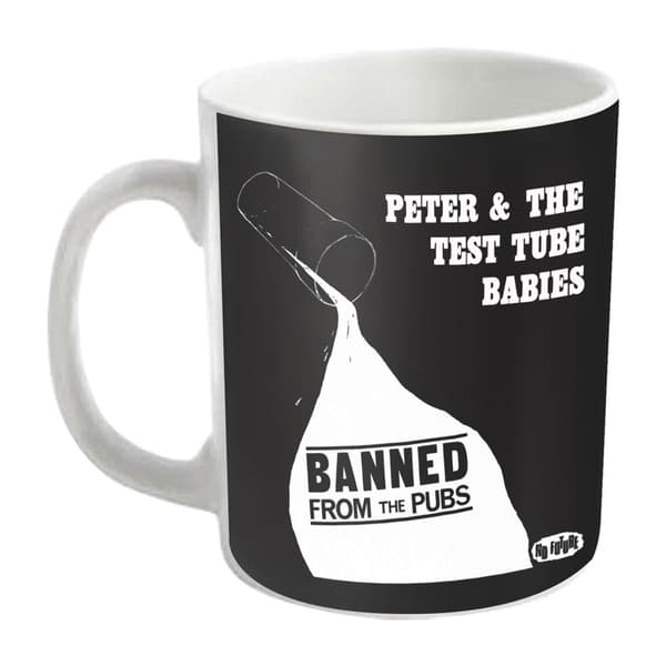 Peter & The Test Tube Babies Banned From The Pubs Mug Black/White One Size