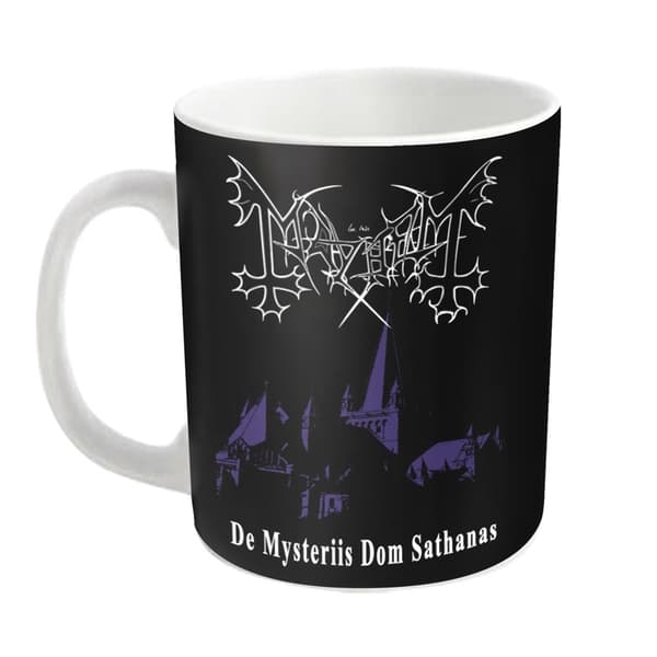 Mayhem De Mysteriis Dom Sathanas krus Black/White/Purple One Size