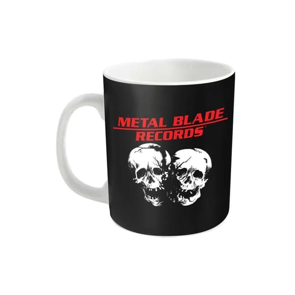 Metal Blade Records Skull Mug Black/White/Red One Size