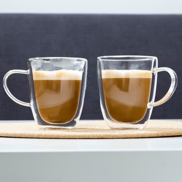 HI cappuccinoglas 2 stk. 270 ml transparent