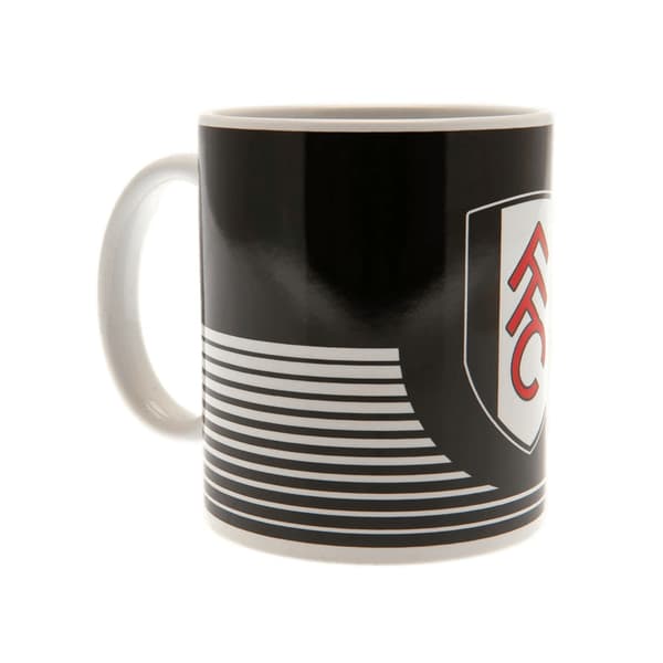 Fulham FC Lines Mug Black/White One Size