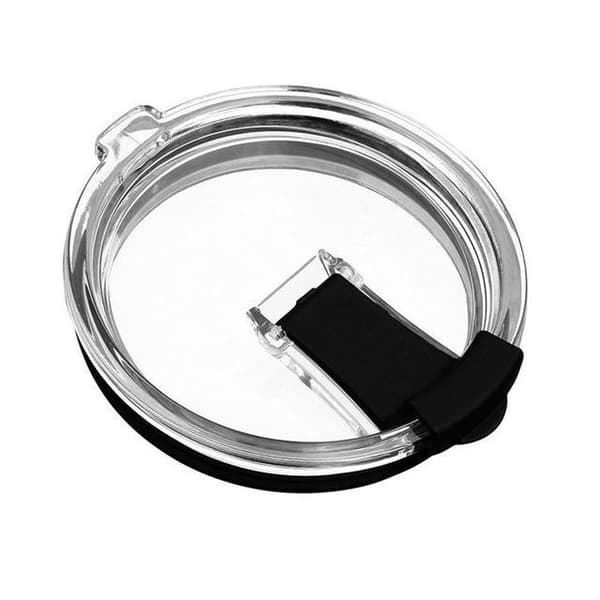 2st 20oz 9cm diameter praktiskt stänksäkert lock av glas, miljövänlig ersättningskoppslock