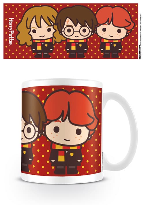 Harry Potter - Trio Chibi (Harry, Ron, Hermione) Mugg