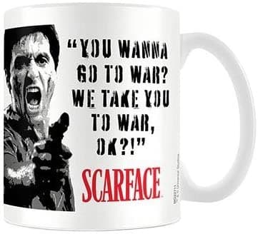 Scarface - krig citat mugg