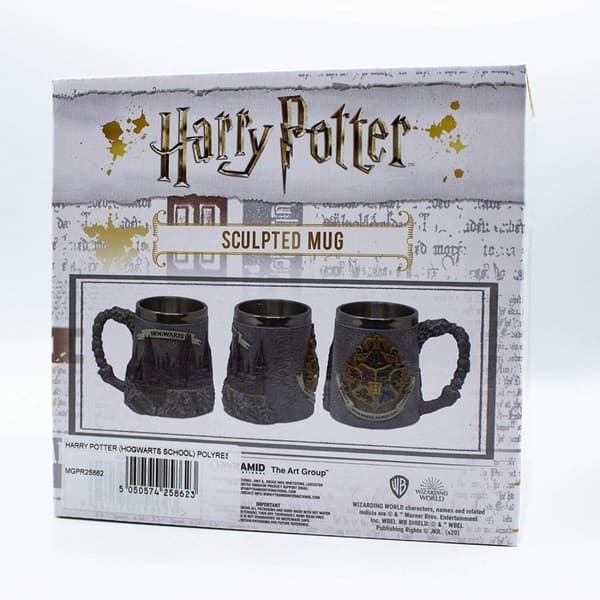 Harry Potter - Hogwarts skola mugg i polyresin