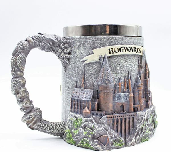 Harry Potter - Hogwarts skola mugg i polyresin