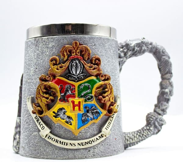 Harry Potter - Hogwarts skola mugg i polyresin
